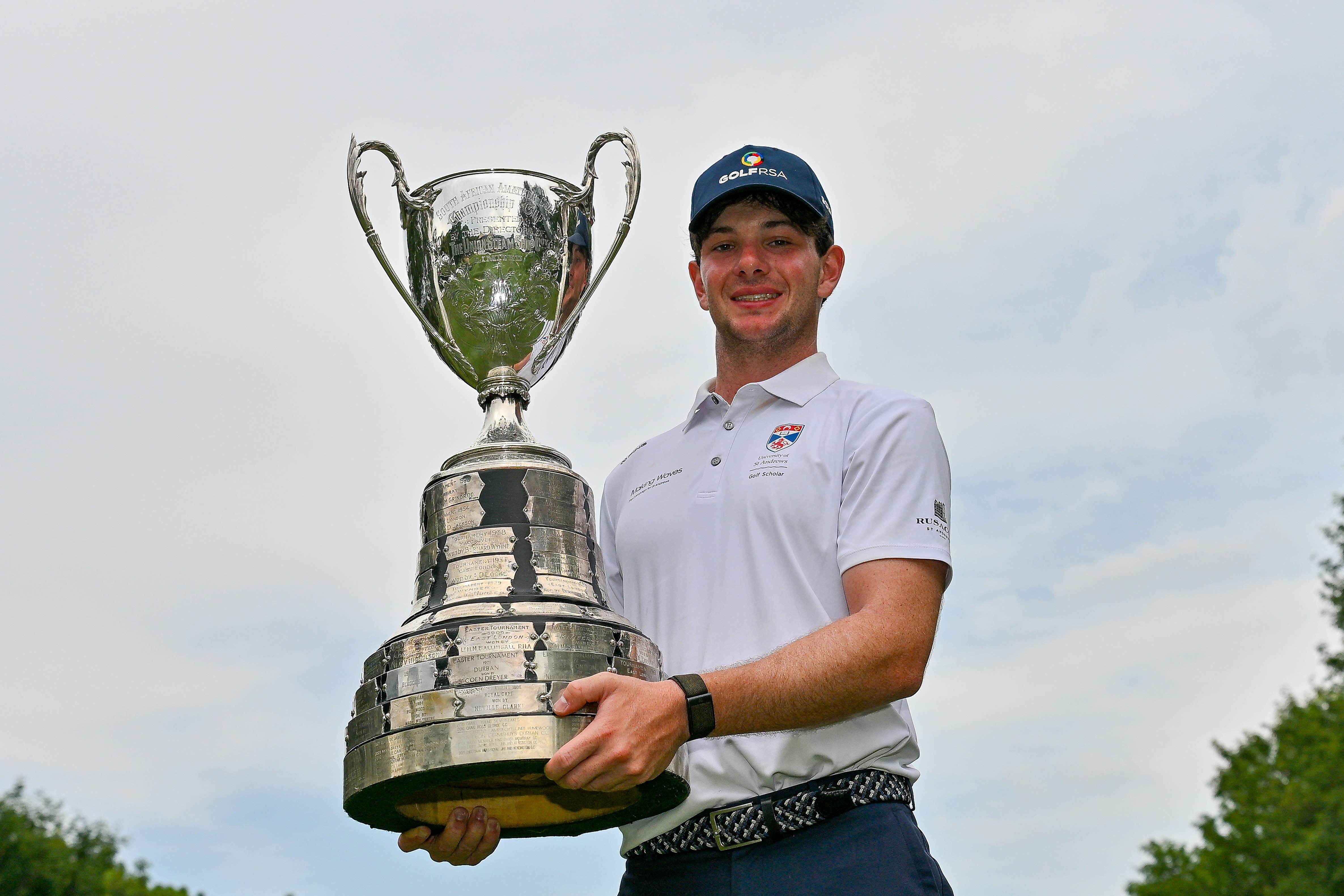 Judd Sundelson won the 2026 South African Amateur Championship beating Germany’s Morris Schiefner 3&2 at Pretoria Country Club – exactly the same winning margin with which his grandfather Neville won the title at East London Golf Club in 1972; credit Golf